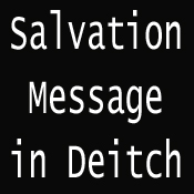 Salvation Message in Deitch